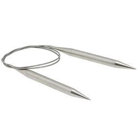 Lana Grossa Circular knitting needle stainless steel 10mm/80cm