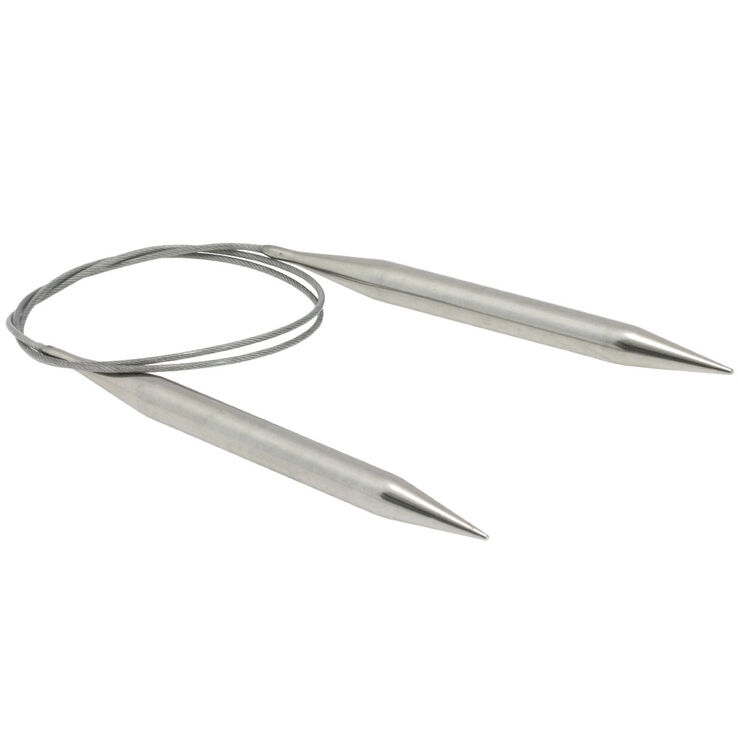 Lana Grossa Circular knitting needle stainless steel 10mm/80cm