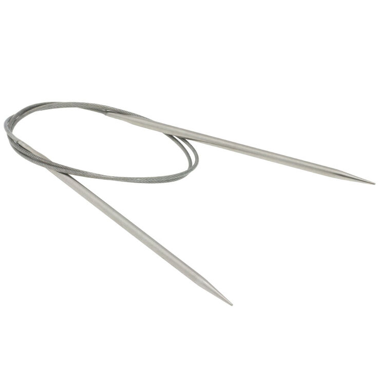 Lana Grossa Circular knitting needle stainless steel 4mm/80cm