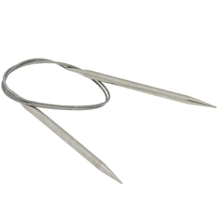 Lana Grossa Circular knitting needle stainless steel 6mm/80cm