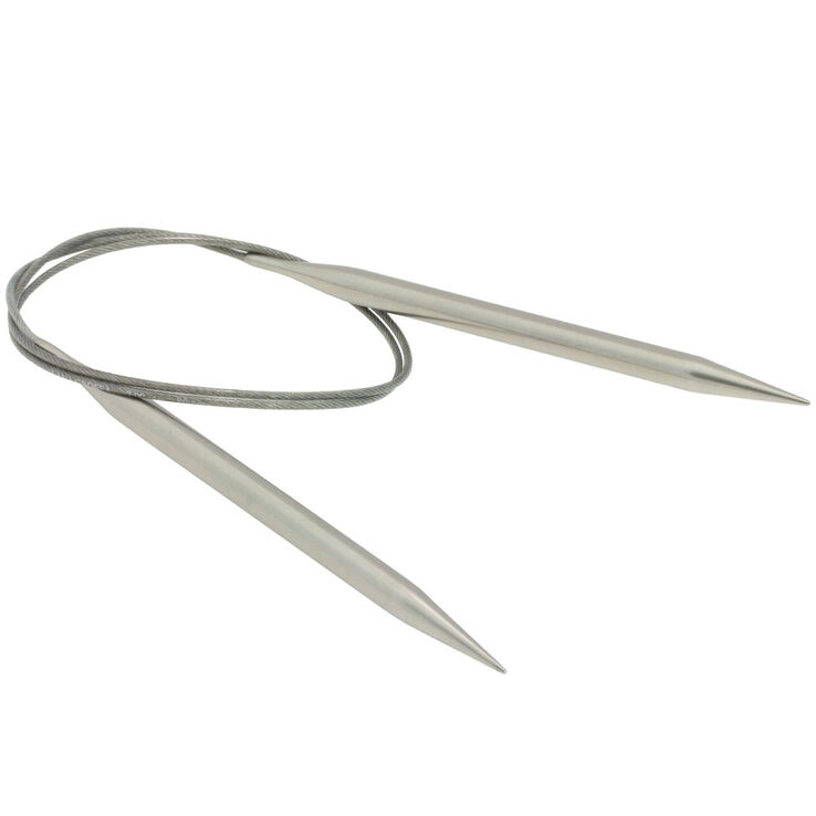 Lana Grossa Circular knitting needle stainless steel 7mm/80cm