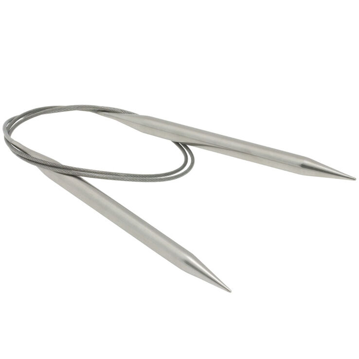 Lana Grossa Circular knitting needle stainless steel 8mm/80cm