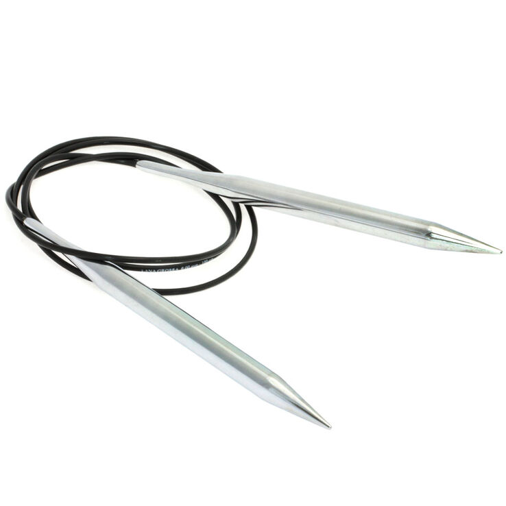 Lana Grossa Circular knitting needle brass 9mm/100cm