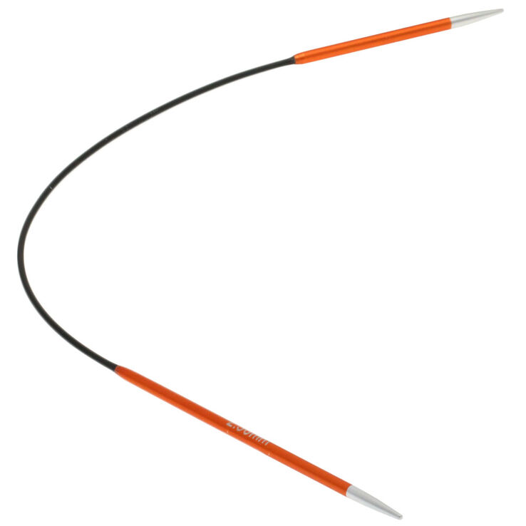 Lana Grossa Circular knitting needle aluminum rainbow 2,5mm/25cm