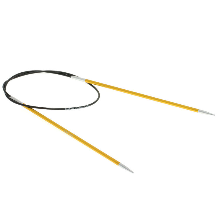 Lana Grossa Circular knitting needle aluminum Rainbow 3mm/40cm