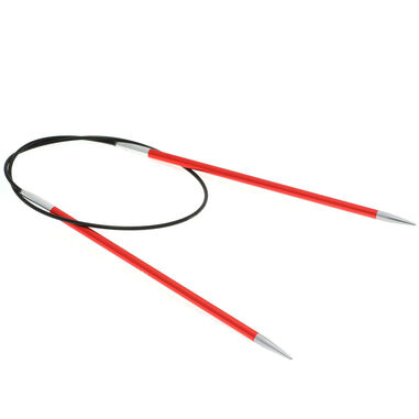 Lana Grossa Circular knitting needle aluminum Rainbow 4mm/60cm