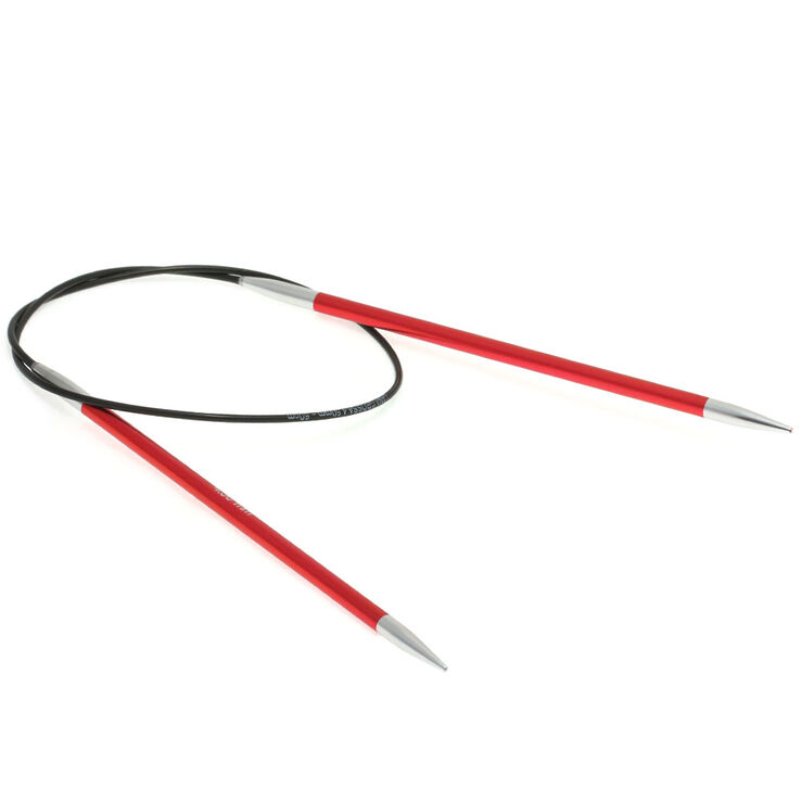 Lana Grossa Circular knitting needle aluminum Rainbow 4,5mm/40cm
