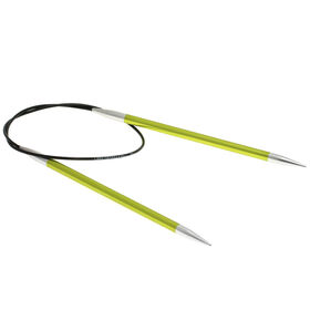 Lana Grossa Circular knitting needle aluminum Rainbow 5,5mm/40cm