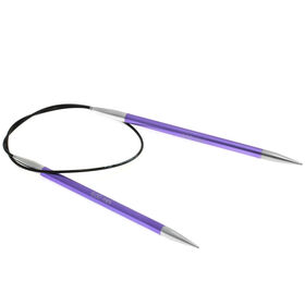 Lana Grossa Circular knitting needle aluminum Rainbow 6mm/40cm