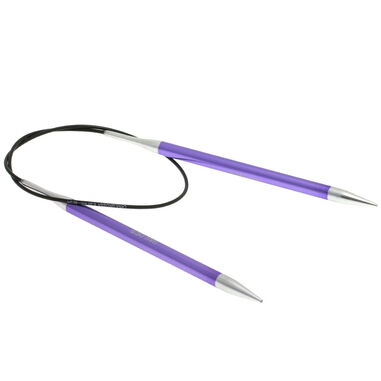 Lana Grossa Circular knitting needle aluminum Rainbow 6,5mm/40cm