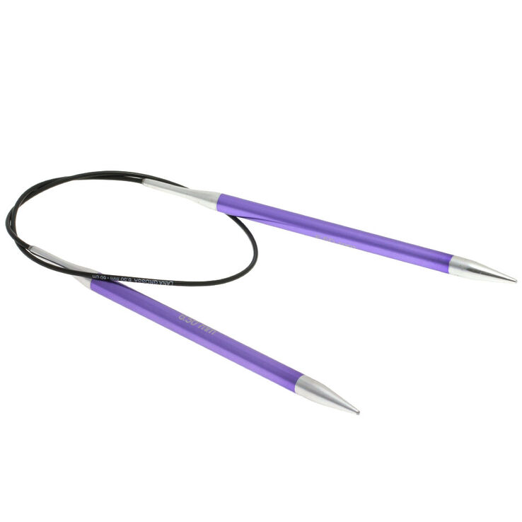 Lana Grossa Circular knitting needle aluminum Rainbow 6,5mm/40cm