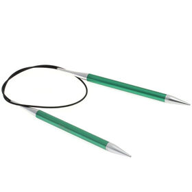 Lana Grossa Circular knitting needle aluminum Rainbow 8mm/40cm