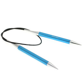 Lana Grossa Circular knitting needle aluminum Rainbow 9mm/60cm