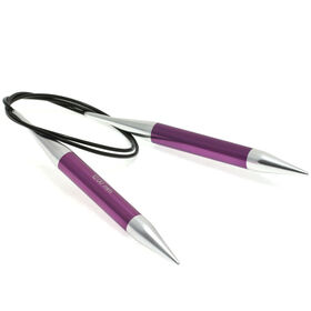 Lana Grossa Circular knitting needle aluminum Rainbow 12mm/100cm