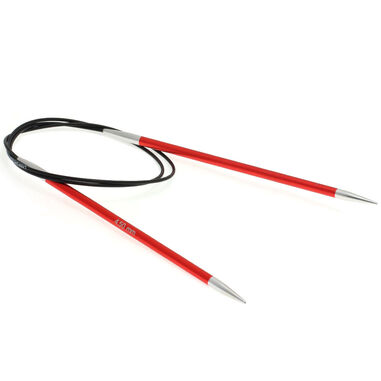 Lana Grossa Circular knitting needle aluminum Rainbow 4,5mm/80cm