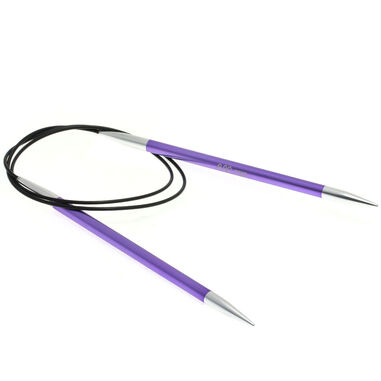Lana Grossa Circular knitting needle aluminum Rainbow 6mm/80cm
