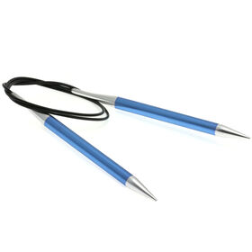 Lana Grossa Circular knitting needle aluminum Rainbow 9mm/100cm