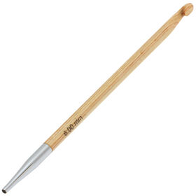 Lana Grossa Tunisian crochet hook design-wood 6,0 mm