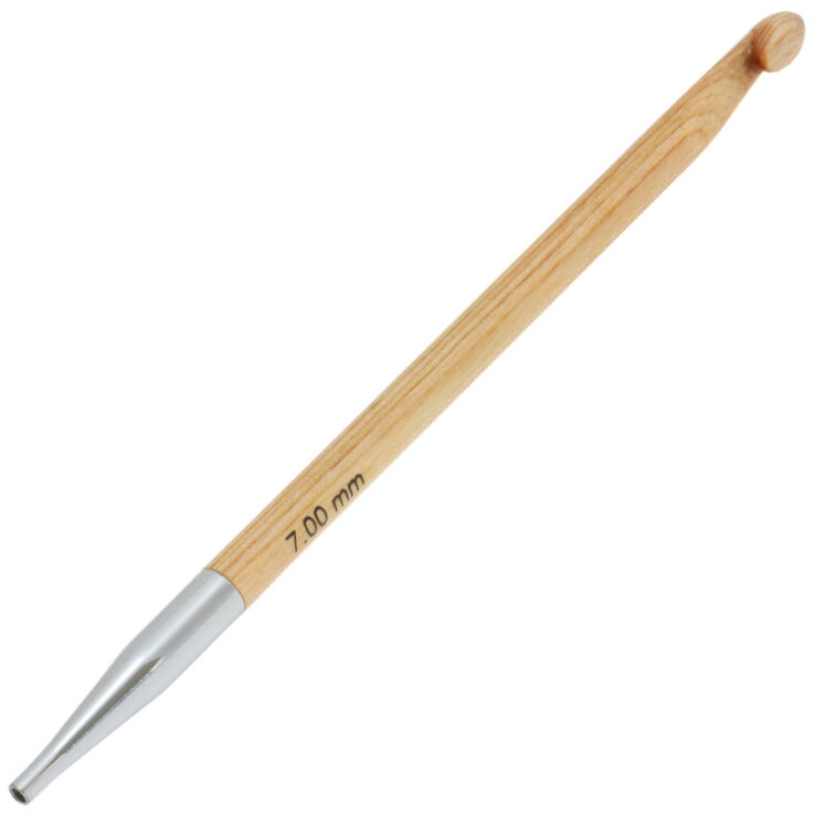 Lana Grossa Tunisian crochet hook design-wood 7,0 mm