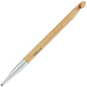 Lana Grossa Tunisian crochet hook design-wood 8,0 mm