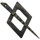 Wooden Clasp Cube | 05-black/white/gray spotted