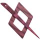 Wooden Clasp Cube | 06-purple