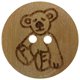 UNION KNOPF 451020/15mm | 904-Teddy motif