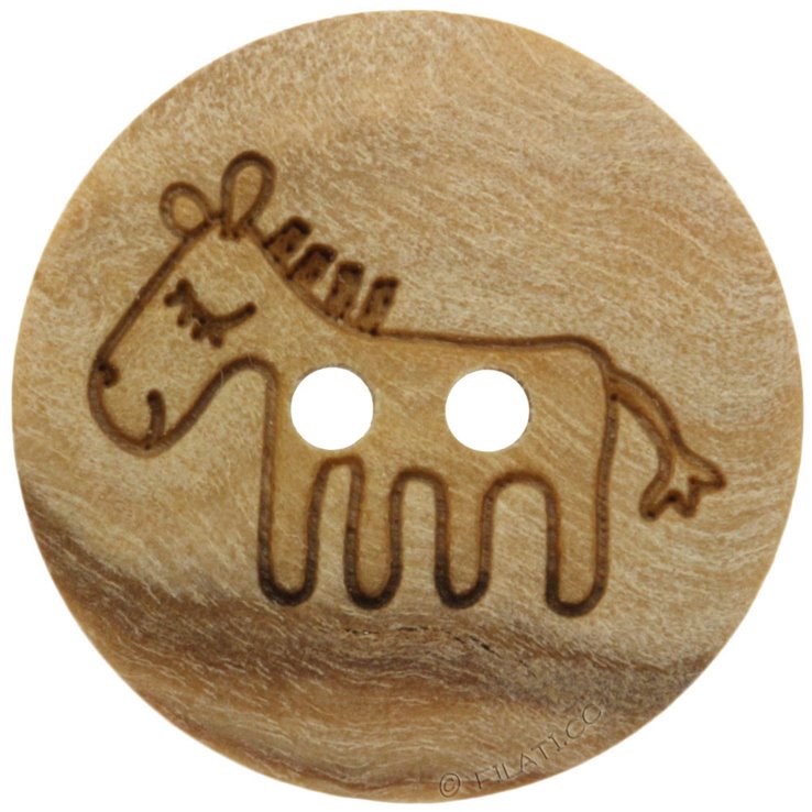 UNION KNOPF 451020/15mm | 090-horse motif