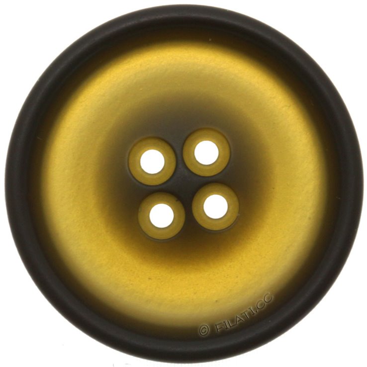 UNION KNOPF 451513/34mm | 78-golden yellow/dark brown