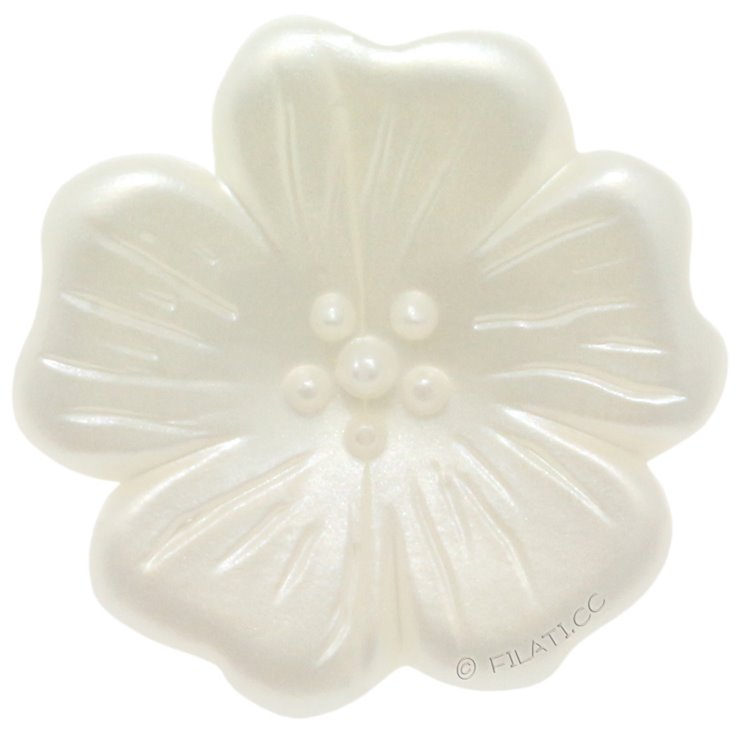 UNION KNOPF 453297/15mm | 12-white