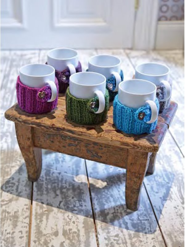 Lana Grossa Cup Cozies BINGO melange + BINGO uni