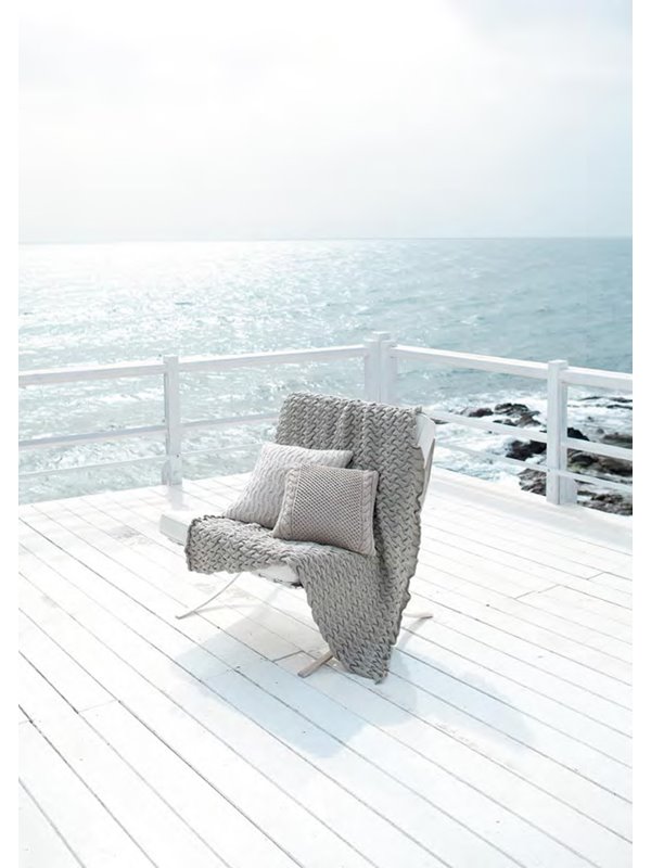 Lana Grossa Cable Throw ORGANICO