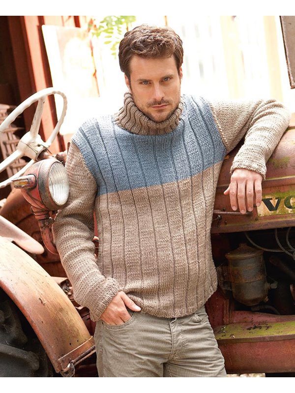 Lana Grossa Pullover BINGO melange