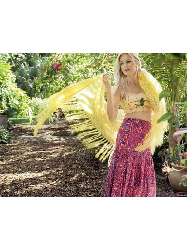 Lana Grossa Triangular Shawl SILKHAIR