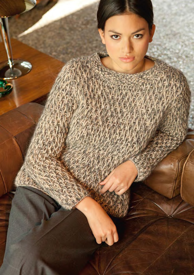 Lana Grossa Sweater CASUAL + WOOLHAIR | FILATI Handknitting Issue 49 ...