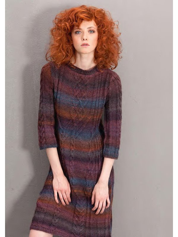 Dress CINQUE ALTO from Lana Grossa | FILATI Handknitting Issue 49 - English Edition - Model 38 Dress CINQUE ALTO from Lana Grossa | FILATI Handknitting Issue 49 - English Edition - Model 38