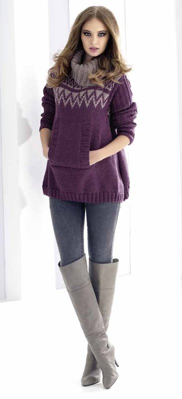 Lana Grossa Bingo Melange Pullover