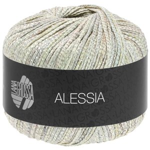 Lana Grossa ALESSIA | 006-silver/gray green/ecru