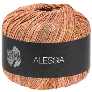 Lana Grossa ALESSIA | 106-salmon/copper/green gray/dark gray