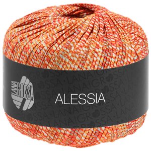 Lana Grossa ALESSIA | 011-red/orange/ecru