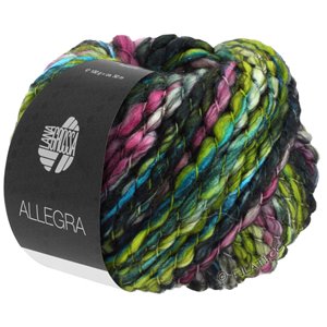 Lana Grossa ALLEGRA | 16-cyclamen/pistachio/turquoise/black green/light gray/navy