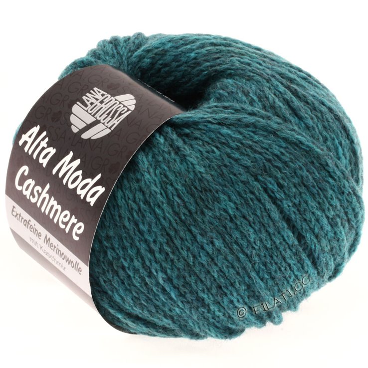 Lana Grossa ALTA MODA CASHMERE | 02-petrol mottled