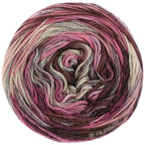 Lana Grossa ALTA MODA COTOLANA Print | 104-gray brown/dark gray/gray/rose/lilac/antique pink