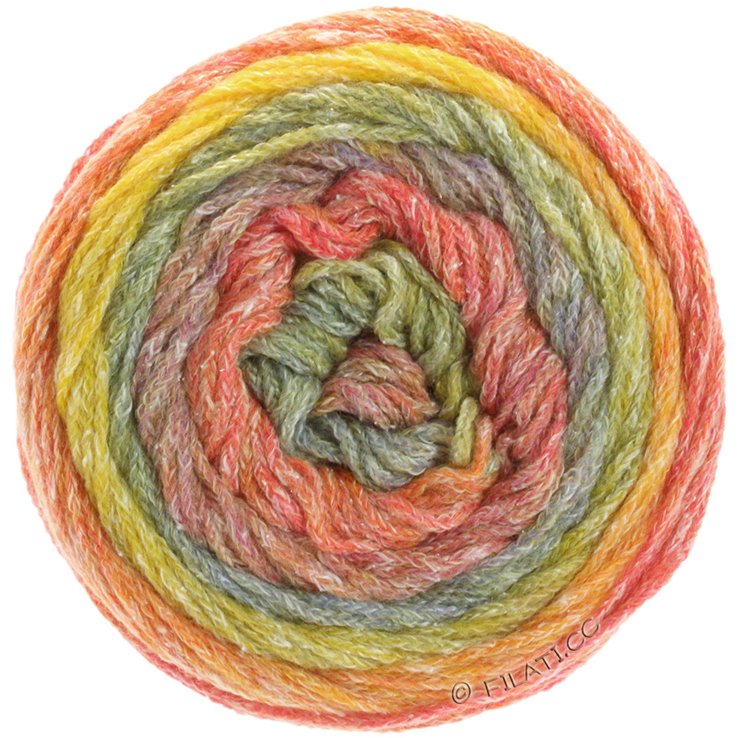 Lana Grossa AMOROSO | 08-yellow/orange/apricot/mustard/gray