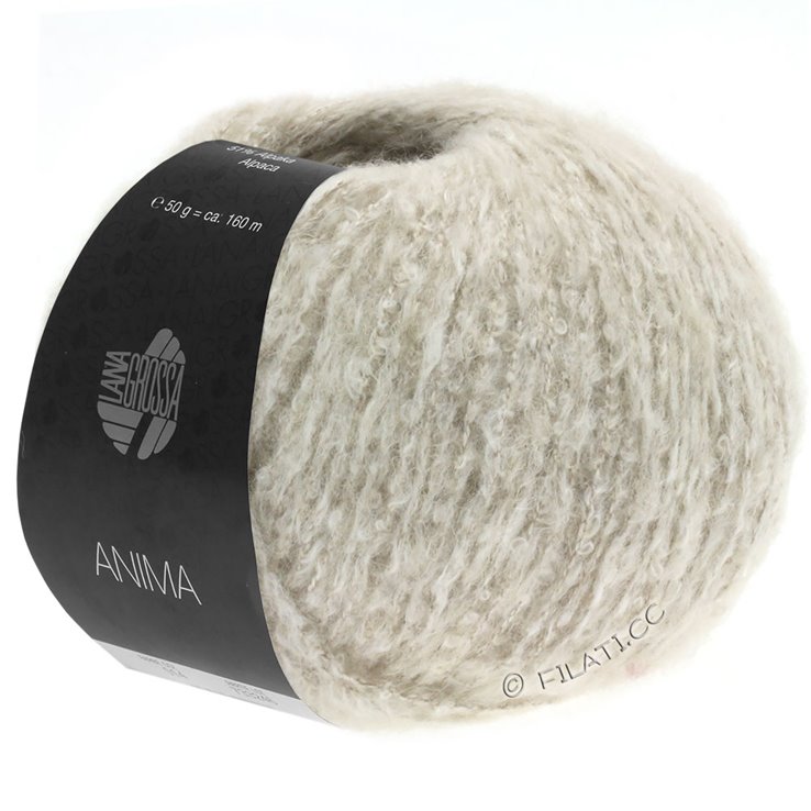 Lana Grossa ANIMA | 01-natural mottled