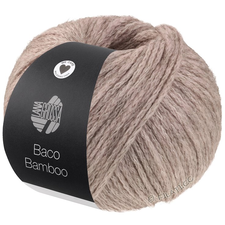 Lana Grossa BACO BAMBOO | 01-gray rose