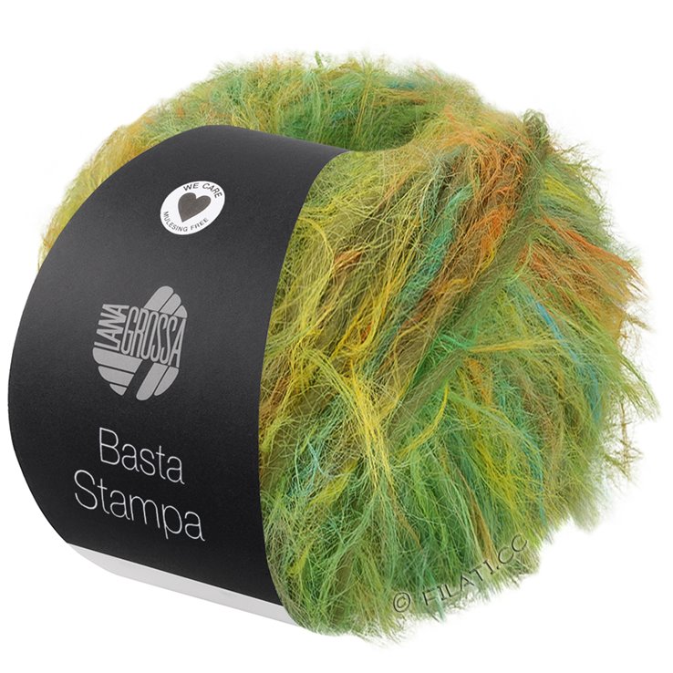 Lana Grossa BASTA STAMPA | 201-yellow/orange/green/pistachio
