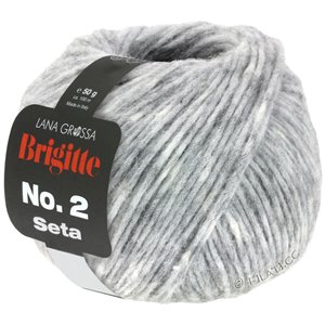 Lana Grossa BRIGITTE NO. 2 Seta | 01-light gray mottled