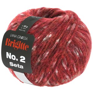 Lana Grossa BRIGITTE NO. 2 Seta | 11-dark red mottled