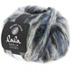 Lana Grossa BRUSHY Uni/Print (lala BERLIN) | 105-raw white/light blue/pigeon blue/night blue/anthracite